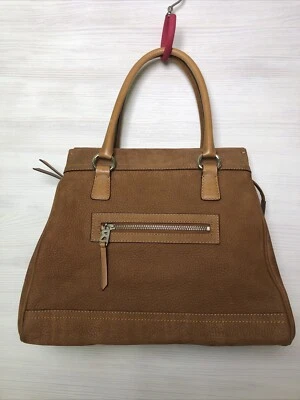 Bolso de mano Bogner de cuero nobuck Foto 1 de 4