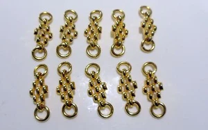 Cobblers Tools Shoe Repair Moccasins Trims Hardware Gold Finish x 10 B19 - Picture 1 of 2