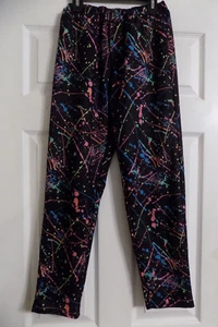 Boy's SHEIN Pull On Lounge Pants With Paint Splatter Theme Size 11-12 Years - Picture 1 of 6