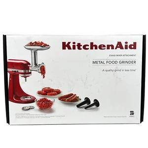 KitchenAid KSMMFGA Metal Food Grinder Stand Mixer Attachment NEW - Picture 1 of 11