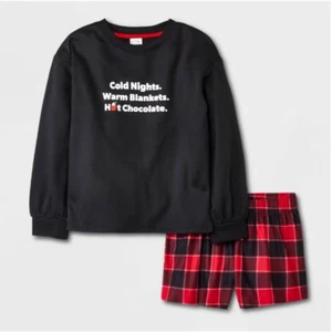 Art Class Girls' 2pc Sweatshirt And Shorts Pajama Set - Picture 1 of 2