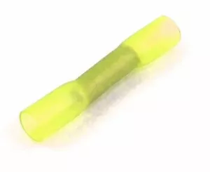 25 Heat Shrink Butt Connectors Splices Yellow 12-10 Ga 25 Connectors - Bild 1 von 1
