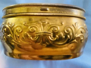 Vintage Pozzonis Complextion Powder Tin 1912 Brass Tin - Picture 1 of 4