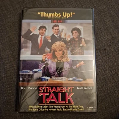 Straight Talk DVD Region 1 1992 Movie Dolly Parton James Woods BRAND NEW SEALED - image 1 of 2