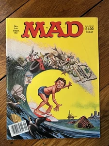 Mad Magazine Comics Alfred E. Neuman Surf's Up Surfing Cover Poster Metal Sign - Picture 1 of 4