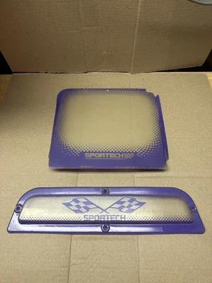 Purple Sportech Headlight/Tail Light Cover Lens Wedge Polaris 89-98 Pair XLT XCR - Image 1 of 4