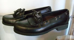 Rockport Comfort DMX Men's Black Leather Tassel Kiltie Mocassin Loafers 8 M - Picture 1 of 9