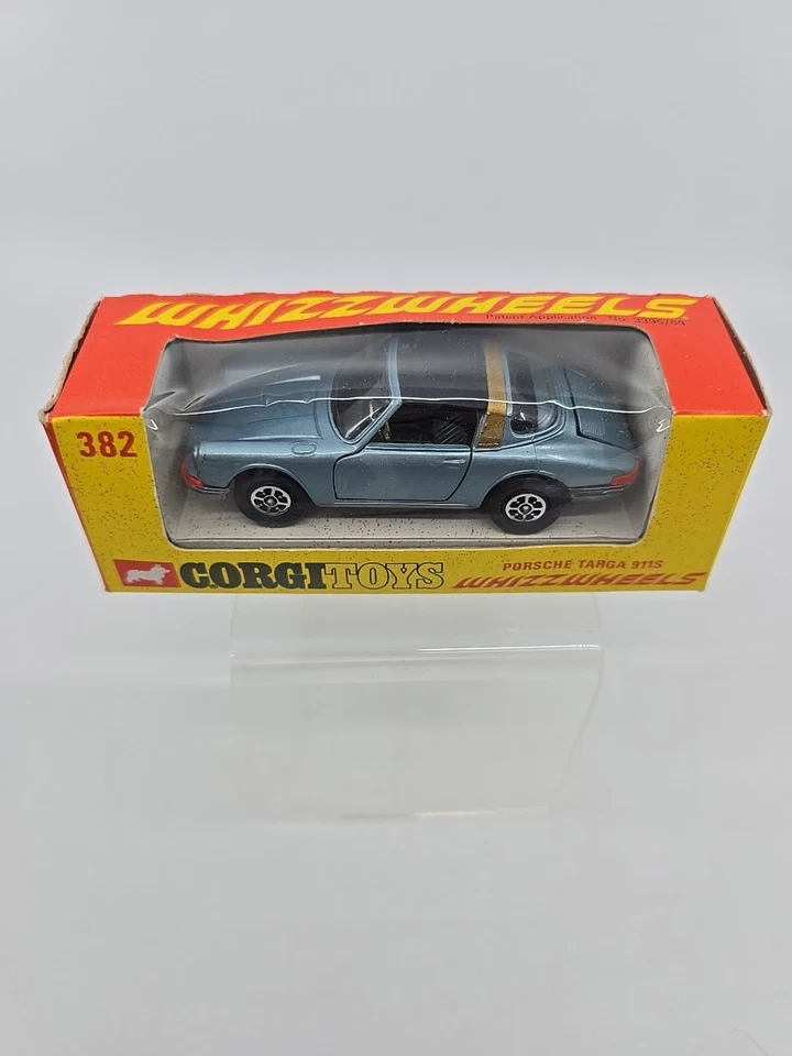 Corgi WhizzWheels 382 Porsche Targa 911S Blue w/ Box - Image 1 of 4