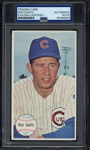 1964 Topps Giants #58 Ron Santo Chicago Cubs PSA/DNA Signed Auto ID:473118 - Picture 1 of 2