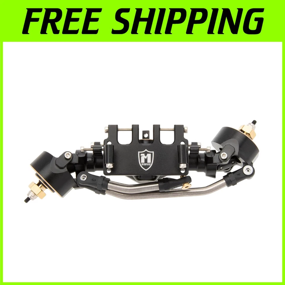 Black Front Axle Upgrades for RC Crawler - Deadbolt C10 JLU - Image 1 of 4