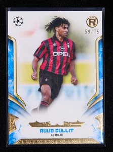 Ruud Gullit 2024-25 Topps Reverence UEFA Club Competitions Soccer Blue 59/75 - Picture 1 of 2
