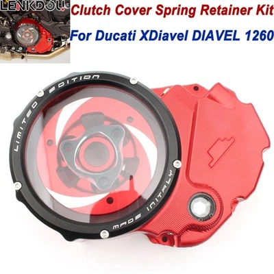 Cubierta de embrague del motor retenedor de resorte y placas de presión para Ducati XDiavel Diavel Foto 1 de 4