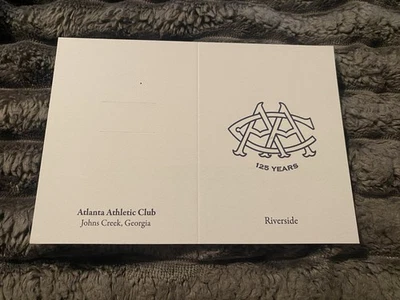 Tarjeta de puntuación de golf Atlanta Athletic Club Riverside Course US Women’s Open Host Foto 1 de 2