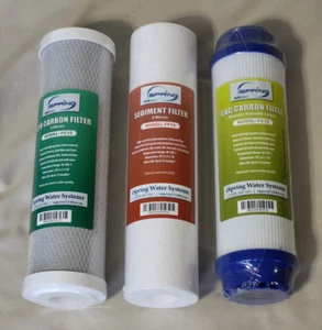 3er Set ISPRING 123 WASSERFILTER. Ersatz FP15 FG15 FC15 - Neu Versiegelt - Bild 1 von 4