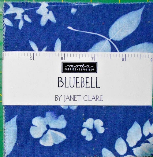 MODA  FABRICS BLUE BELL" CHARM PACK  BT CP - Image 1 of 1