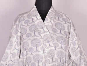 Floral Print Bath  Cotton Robe,Kimono Dressing Gown Bath Robe  women Night Wear - Picture 1 of 4