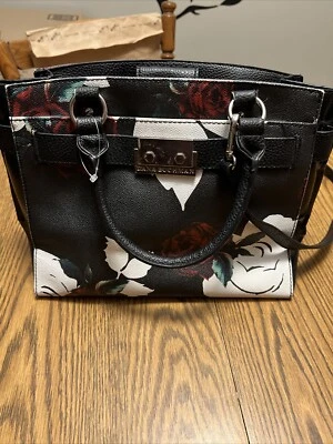 Dana  Buchman Floral Purse Hand Straps And Detachable Shoulder Strap GR56 - Image 1 of 4