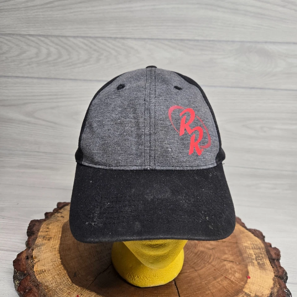 Gorra de béisbol Red Robin Restaurant gris negra sombrero uniforme de empleado ajustable Foto 1 de 4
