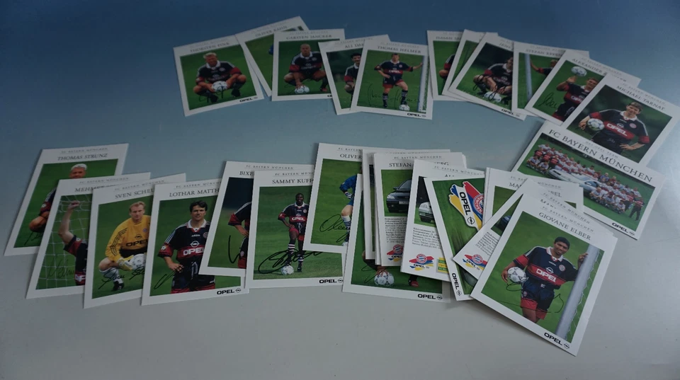 FC Bayern München Opel Team Autogrammkarten Saison 1998/99 (FC23-213) - Bild 1 von 3