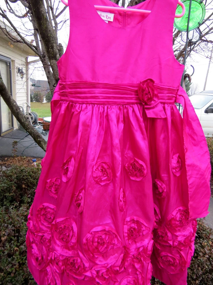 Vestido de casamento JESSICA ANN tafetá florista ocasião especial namorados tamanho 6X - Imagem 1 de 4