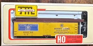 Train Miniature Kit #8103 40’ Wood Refrigerator Car Wescott & Winks - Picture 1 of 4