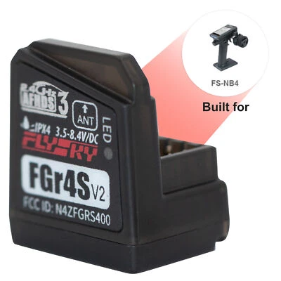 Flysky FGR4S V2 Receiver AFHDS For Flysky NB4 PL18 RC Transmitter RC Boat Z9V2 - Image 1 of 4