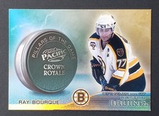 1998-99 Crown Royale Pillars of the Game #2 Ray Bourque Boston Bruins HOF