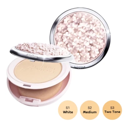Mistine Powder Foundation Flowers BB SPF25 PA++ Coverage Makeup Face Skin 10g - Image 1 of 4