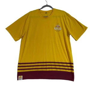 XXXX Gold T Shirt Size 2XL XXL Gold Maroon Mighty QLD Maroons Logo - Picture 1 of 16
