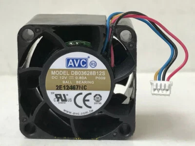 1PC AVC DB03628B12S 12V 0.80A 3.6CM 36*28MM High Speed Large Air Cooling Fan - Image 1 of 2