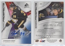2019-20 Upper Deck SP Game Used CHL Edition Blue Auto Jamieson Rees #20 Auto