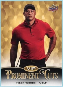 TIGER WOODS 2024 Upper Deck Prominent Cuts #VIP-2 National Convention NSCC - Picture 1 of 2
