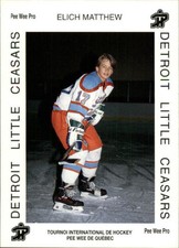 1992 Quebec Pee-Wee Tournament #1852 Matthew Elich