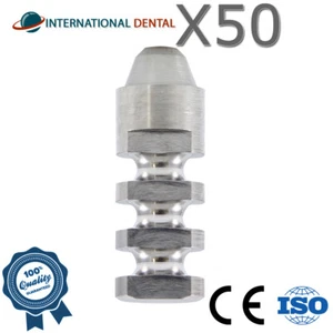 Lot Of 50 Analog For Multi Unit System 1.6mm Adapter Head Dental Fixture Lab - Picture 1 of 3