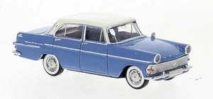 Modelo de coche Brekina 20148 | 1960-1963 sedán Opel Rekord PII - azul, blanco | HO - Imagen 1 de 1