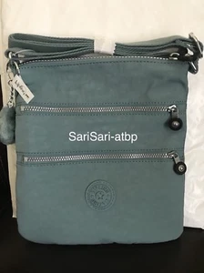 Kipling Umhängetasche Keiko verstellbar Smoke Blue Neu mit Etikett - Bild 1 von 11