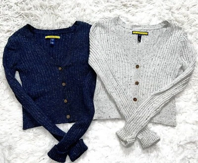 LOT AERO Prince & Fox size S - Sweater Blue Gray Long Sleeve Shirt Top - Image 1 of 4