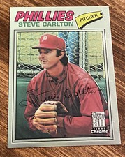 Steve Carlton 1998 Topps Chrome 50 Years Of Baseball 1977 Reprint Phillies #27
