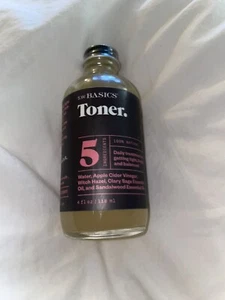 S.w. Basics 5 Ingredients Toner Natural Apple Cider Vinegar 4 Fl Oz. Sealed - Picture 1 of 2