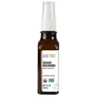 Organic Skincare Oil  Macadamia 1 oz By Aura Cacia Foto 1 de 3