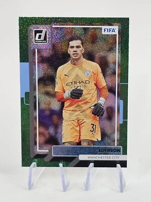 2023 Donruss Soccer Ederson Green Sparkle Parallel - Imagem 1 de 2