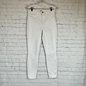 L'Agence Jeans Womens Size 28 White Margot Skinny High Rise White Crop Stretch - Picture 1 of 11