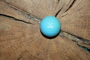 VINTAGE SOLID BLUE PING EYE GOLF BALL MUST SEE!!! RARE!!! - Picture 1 of 4