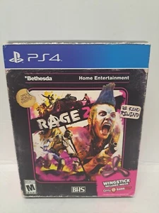 NEW ~ Rage 2 GameStop Exclusive w/ Wingstick (Sony PlayStation 4, 2019) PS4 - Picture 1 of 5