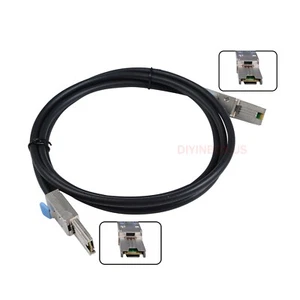 6G External Cable 26Pin SAS to SAS Cable SFF-8088 to SFF-8088 3 meters - Picture 1 of 17
