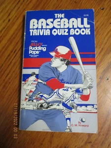 1984 THE BASEBALL TRIVIA QUIZ BOOK~JELLO PUDDING POPS~C.M. HOWARD - Picture 1 of 4