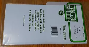 "Estireno perenne #9015 estireno 3 hojas liso - 6 x 12"" 15,2 x 30,5 cm -- 0,015" - Imagen 1 de 1