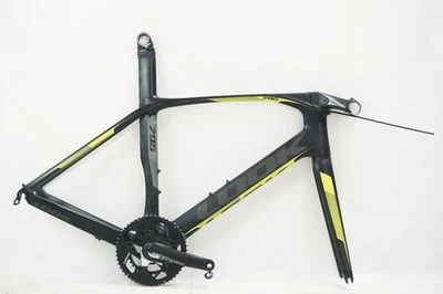 Juego de cuadro de bicicleta de carretera ligero LOOK 795 2015 negro carbono talla XS USADO Foto 1 de 4