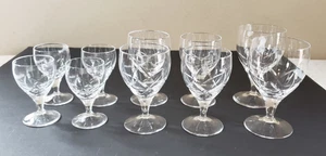 10er Set Vintage Kristall Leerdam Made in Holland Port Sherry & Cordial Gläser - Bild 1 von 18