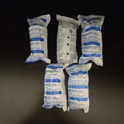 Brita Water Pitcher Replacement Filters 4x plus bonus one Kirkland brand filter - Image 1 of 4
